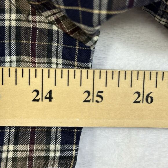 Pendleton Wool Button Down Shirt Men’s Size Large Plaid Brown - Picture 9 of 16